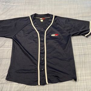 Tommy Hilfiger vintage mesh baseball jersey made in USA